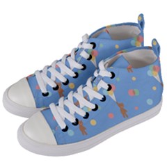 Bear 5 Women s Mid-top Canvas Sneakers by nateshop