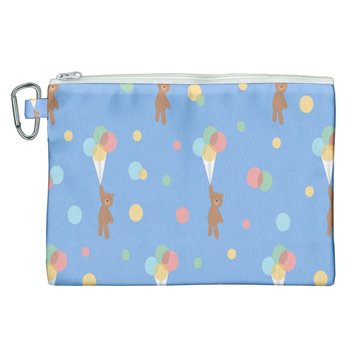 Bear 5 Canvas Cosmetic Bag (XL)