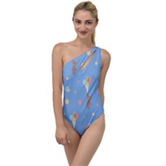 Bear 5 To One Side Swimsuit by nateshop