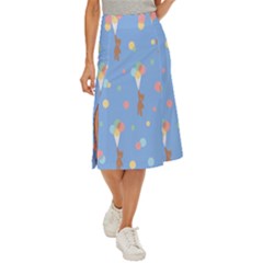 Bear 5 Midi Panel Skirt by nateshop