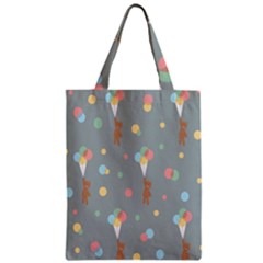 Bear 7 Zipper Classic Tote Bag by nateshop