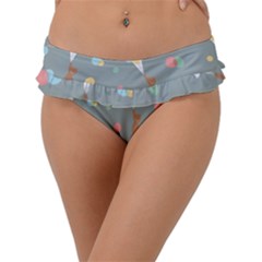 Bear 7 Frill Bikini Bottom by nateshop