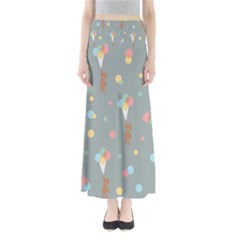 Bear 7 Full Length Maxi Skirt by nateshop