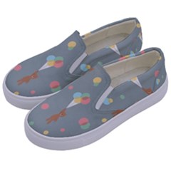 Bear 7 Kids  Canvas Slip Ons by nateshop