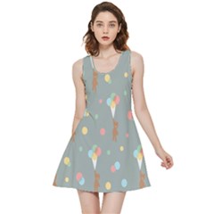 Bear 7 Inside Out Reversible Sleeveless Dress by nateshop