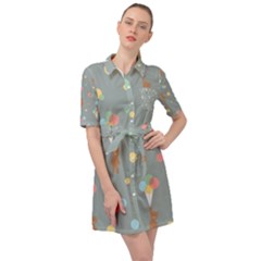 Bear 7 Belted Shirt Dress by nateshop