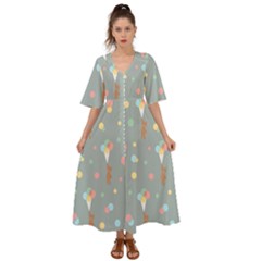 Bear 7 Kimono Sleeve Boho Dress