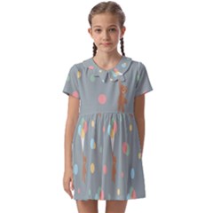 Bear 7 Kids  Asymmetric Collar Dress by nateshop