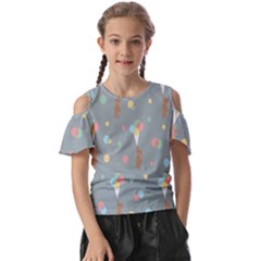 Bear 7 Kids  Butterfly Cutout Tee by nateshop