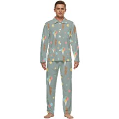 Bear 7 Men s Long Sleeve Velvet Pocket Pajamas Set by nateshop