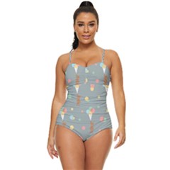 Bear 7 Retro Full Coverage Swimsuit by nateshop