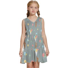 Bear 7 Kids  Sleeveless Tiered Mini Dress by nateshop