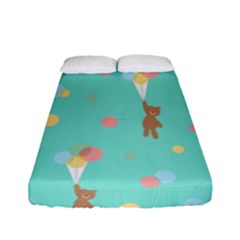 Bear 6 Fitted Sheet (full/ Double Size) by nateshop