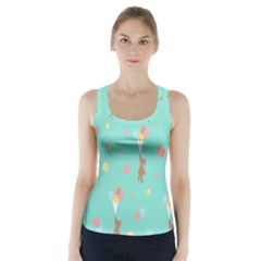 Bear 6 Racer Back Sports Top by nateshop