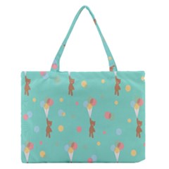 Bear 6 Zipper Medium Tote Bag by nateshop