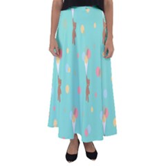 Bear 6 Flared Maxi Skirt