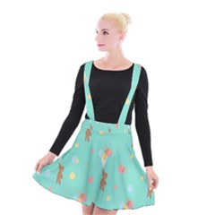 Bear 6 Suspender Skater Skirt by nateshop