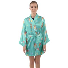 Bear 6 Long Sleeve Satin Kimono by nateshop