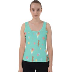 Bear 6 Velvet Tank Top by nateshop