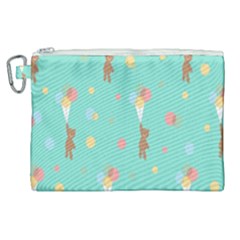 Bear 6 Canvas Cosmetic Bag (xl) by nateshop