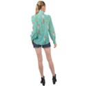 Bear 6 High Neck Long Sleeve Chiffon Top View2