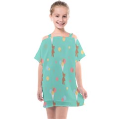 Bear 6 Kids  One Piece Chiffon Dress by nateshop