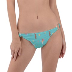 Bear 6 Ring Detail Bikini Bottom by nateshop