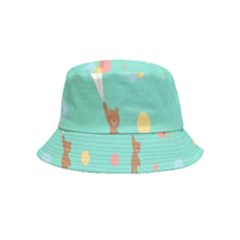 Bear 6 Inside Out Bucket Hat (kids) by nateshop