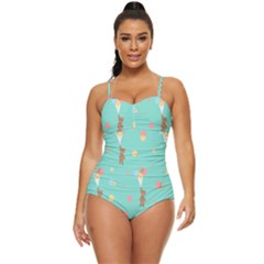 Bear 6 Retro Full Coverage Swimsuit by nateshop