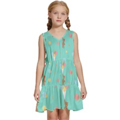 Bear 6 Kids  Sleeveless Tiered Mini Dress by nateshop