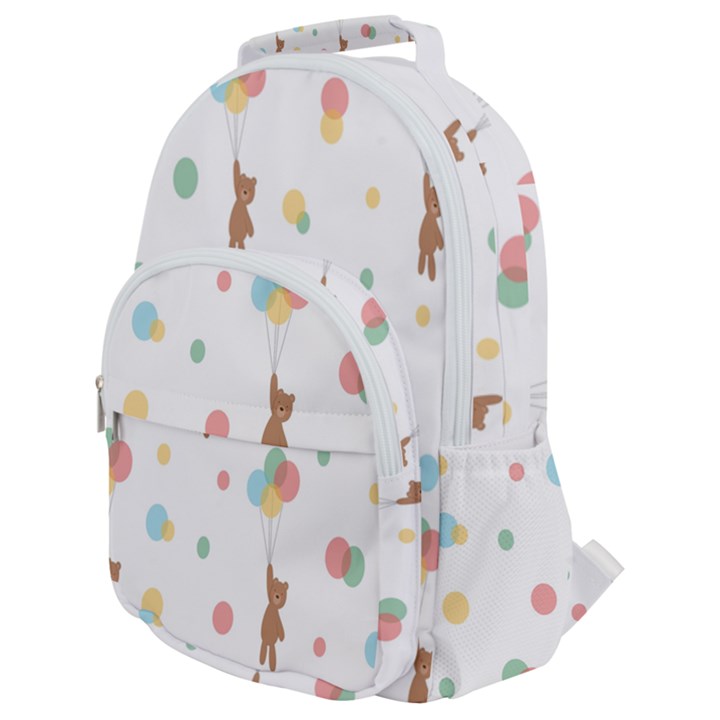 Bear Rounded Multi Pocket Backpack