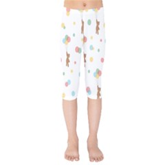 Bear Kids  Capri Leggings  by nateshop