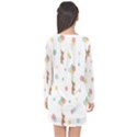 Bear Long Sleeve Chiffon Shift Dress  View2