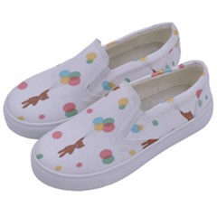 Bear Kids  Canvas Slip Ons by nateshop