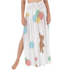 Bear Maxi Chiffon Tie-up Sarong by nateshop