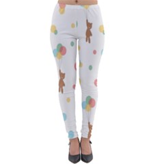 Bear Lightweight Velour Leggings by nateshop