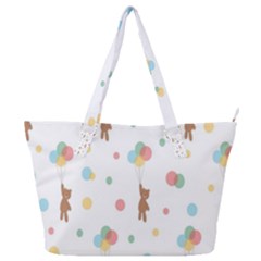 Bear Full Print Shoulder Bag by nateshop