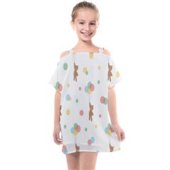 Bear Kids  One Piece Chiffon Dress by nateshop