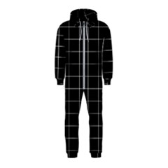 Box Black Hooded Jumpsuit (kids) by nateshop