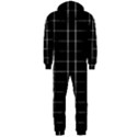 Box Black Hooded Jumpsuit (Men) View2