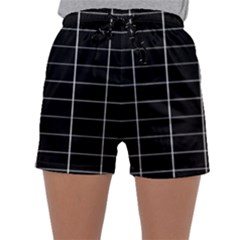 Box Black Sleepwear Shorts by nateshop