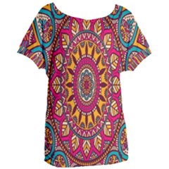 Buddhist Mandala Women s Oversized Tee by nateshop