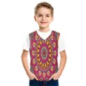 Buddhist Mandala Kids  Basketball Tank Top View1