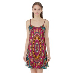 Buddhist Mandala Satin Night Slip by nateshop