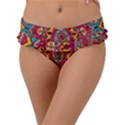 Buddhist Mandala Frill Bikini Bottom View1