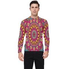 Buddhist Mandala Men s Long Sleeve Rash Guard by nateshop