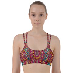 Buddhist Mandala Line Them Up Sports Bra by nateshop