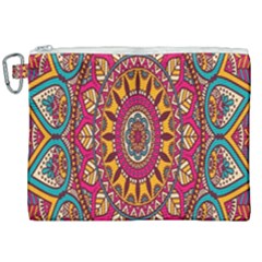 Buddhist Mandala Canvas Cosmetic Bag (xxl) by nateshop