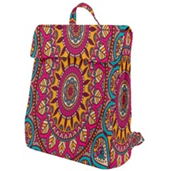 Buddhist Mandala Flap Top Backpack by nateshop