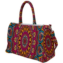 Buddhist Mandala Duffel Travel Bag by nateshop